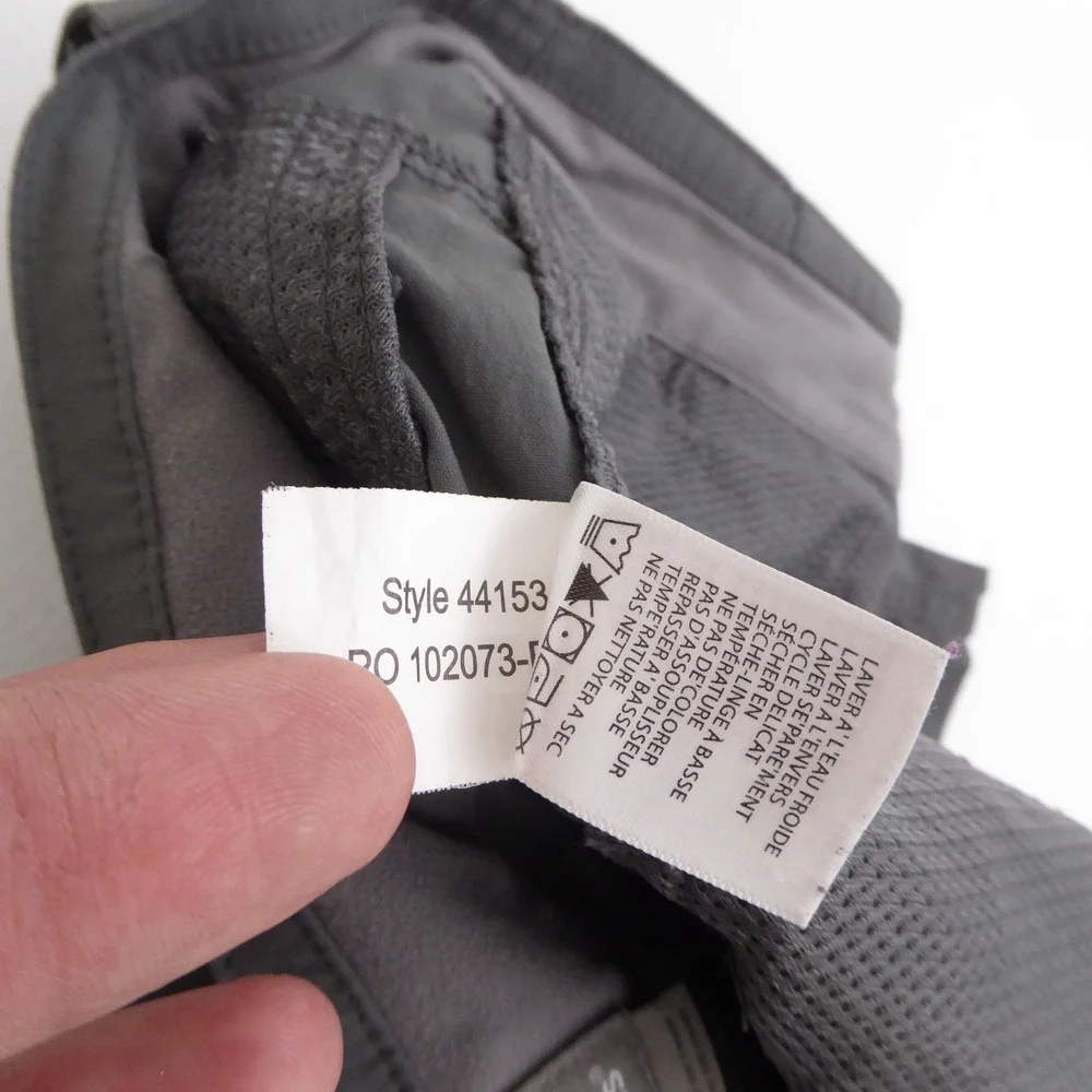 Royal Robbins Everyday Traveler Mens Pants Gray Hiking Outdoor Cargo Nylon 36x30